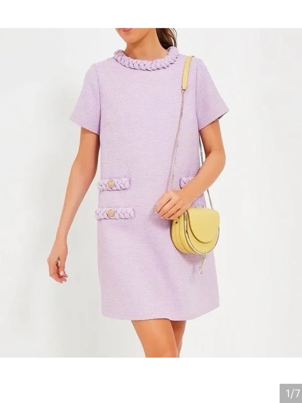 Tuckernuck lilac tweed dress